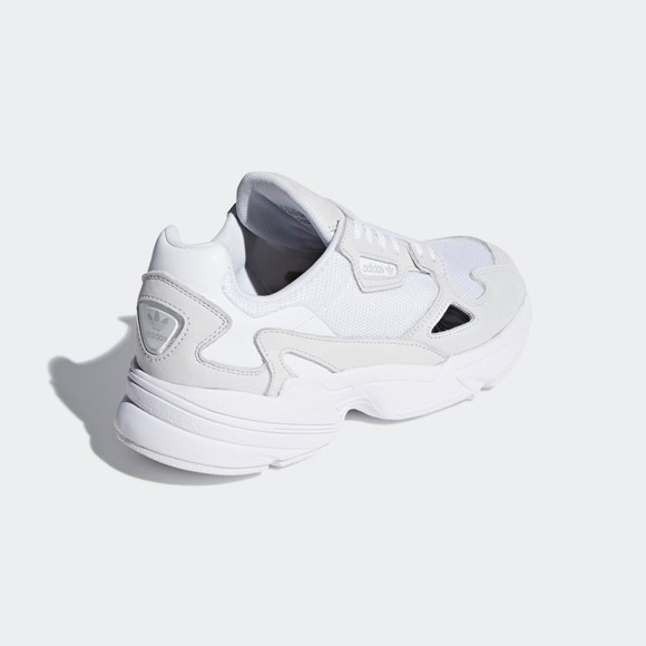 Adidas Falcon Women’s Triple White Multi Sz - Picture 5 of 8